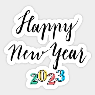 Happy New Year 2023 Sticker